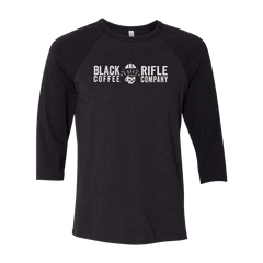 military shirts for men - Black Rifle Coffee Company ParaMug Company Logo Raglan