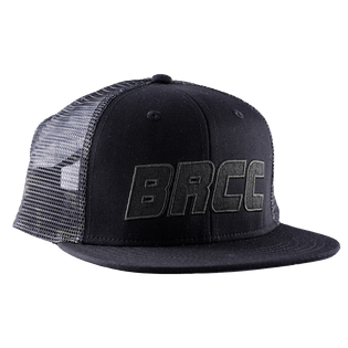 BRCC Flat Brim Hat - Black & Camo