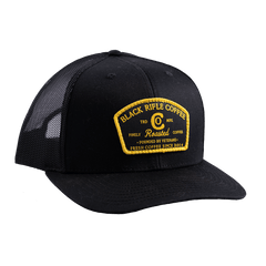 Roasted Trucker Hat - Black Front