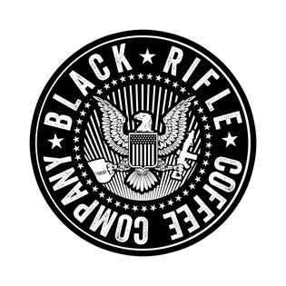patriotic bumper sticker - Black Rifle Coffee Company COTUS Logo Sticker
