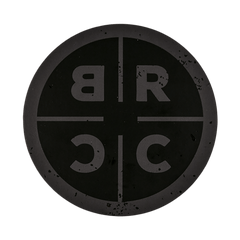 patriotic bumper sticker - Black Rifle Coffee Company BRCC Circle Logo Sticker