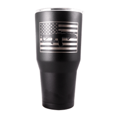 yeti coffee thermos - Black Rifle Coffee Company SBR Flag Logo Tumbler - 30 oz.