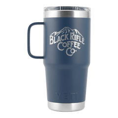 Yeti Mountain Rambler 20 oz Travel Mug - Navy Front