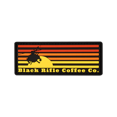 military patches - Black Rifle Coffee Company Gunrise Sunrise PVC Patch, Multicolor