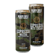 Ready to drink liquid coffee - Black Rifle Coffee Company canned coffee espresso with cream