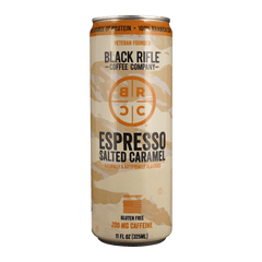 Ready to drink liquid coffee - Black Rifle Coffee Company canned coffee salted caramel