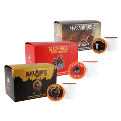 Mixed roast coffee pods bundle -  Black Rifle Coffee Company Mixed roast single serve coffee cups sampler