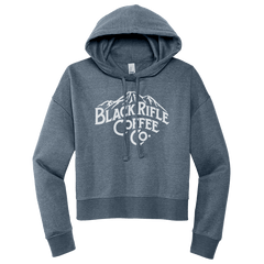 Military hoodies for women - Black Rifle Coffee Company Women's Mountain Crop Hoodie 